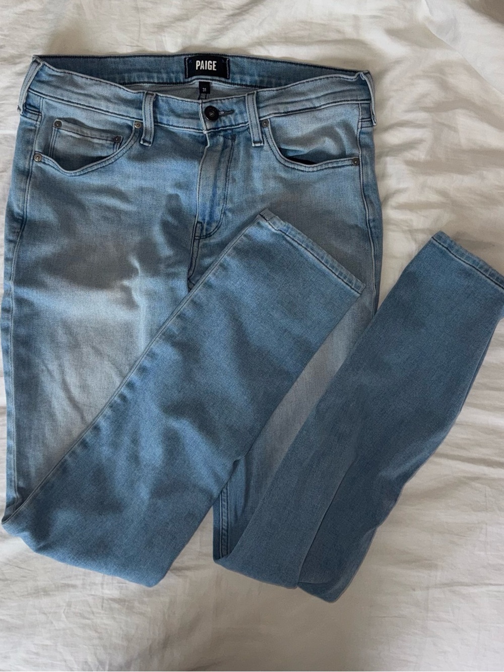 Paige Lennox High-Stretch Slim-Fit Jeans in Rowler